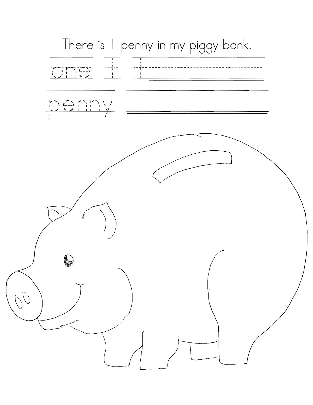 Classroom Freebies: My Piggy Bank