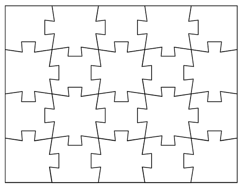 3 Piece Jigsaw Puzzle Template Cliparts co