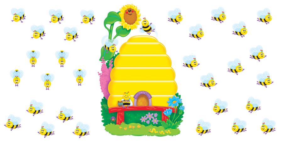 Bulletin Board Set Busy Bees Job Chart Plus | T-8077