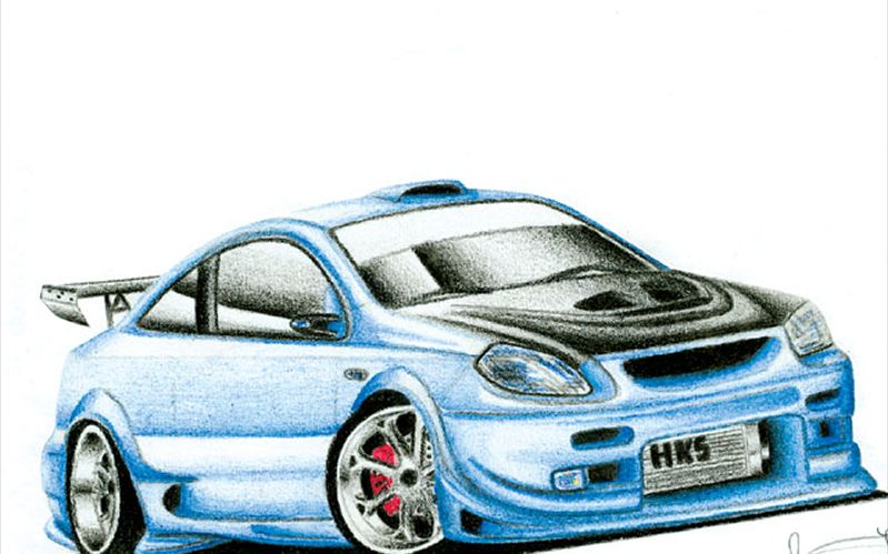 Car Drawing Coupe Photo 8