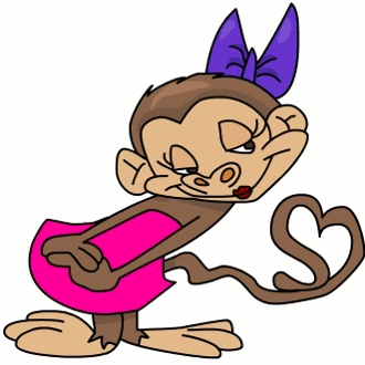 Cartoon Girl Monkeys - ClipArt Best