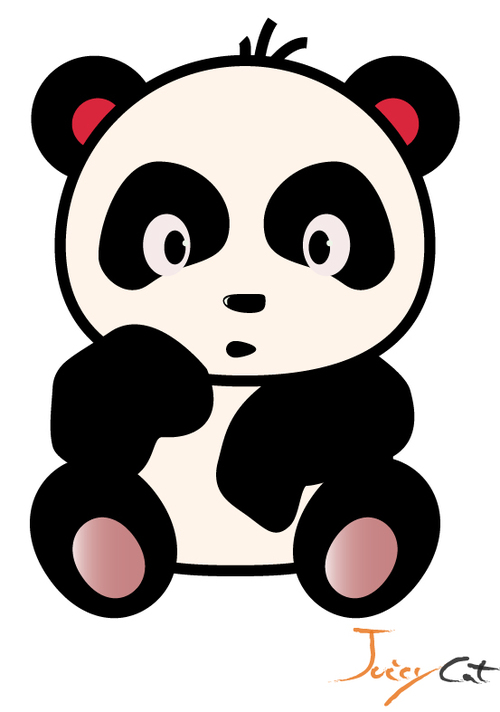 Cute Cartoon Panda - Gallery