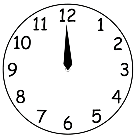 File:Clock face one hand.png - Wikimedia Commons