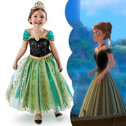 Online Cheap 2014 Summer Frozen Dress, Kids Party Dress, Animated ...