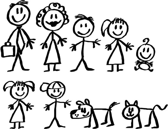 Stick Family Photo - ClipArt Best