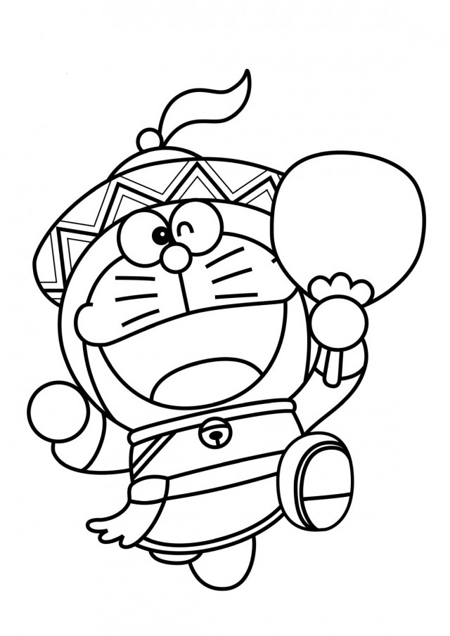 Doraemon As Chinese Coloring Page Kids Coloring Page 154364 ...