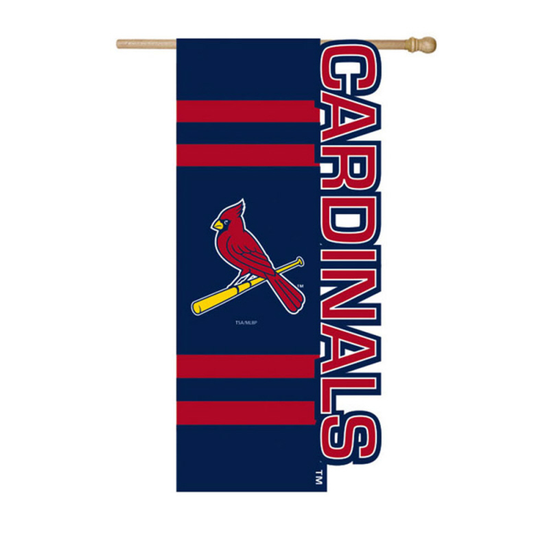 St. Louis Cardinals Sculpted House Flag With 3D Letters