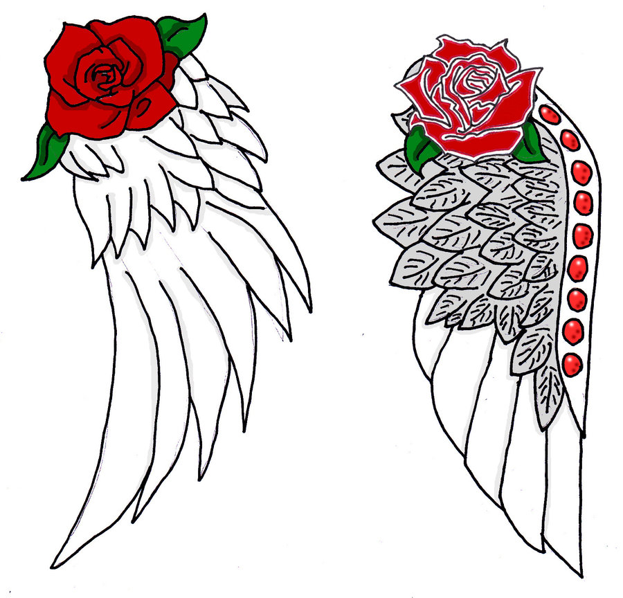 Pin Simple Angel Wings Tattoo Designs on Pinterest