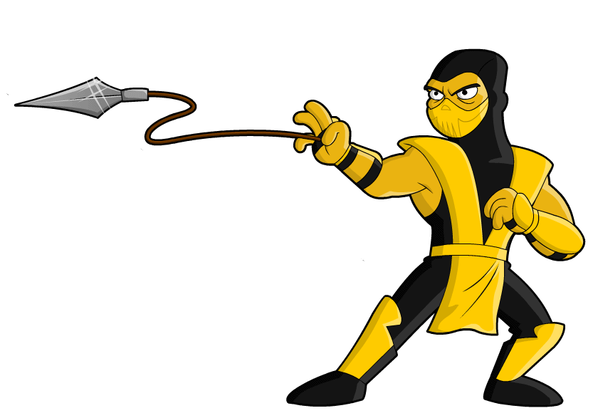 Springfield Punx: Mortal Kombat Ninjas; Scorpion