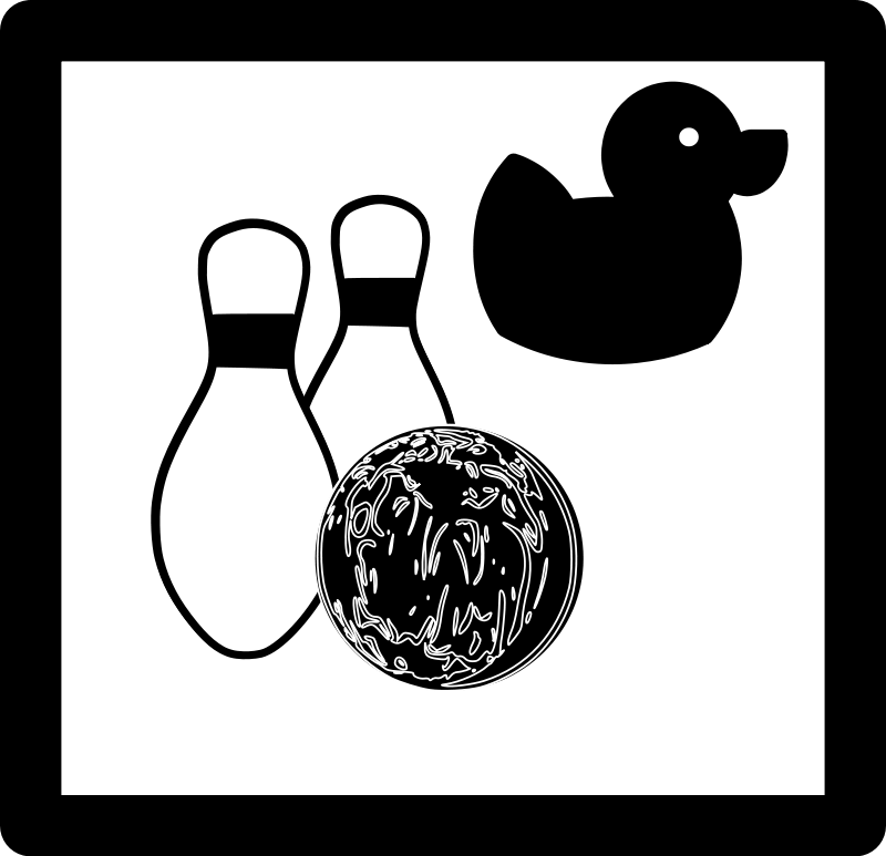 Duckpin Bowling Icon Free Vector / 4Vector