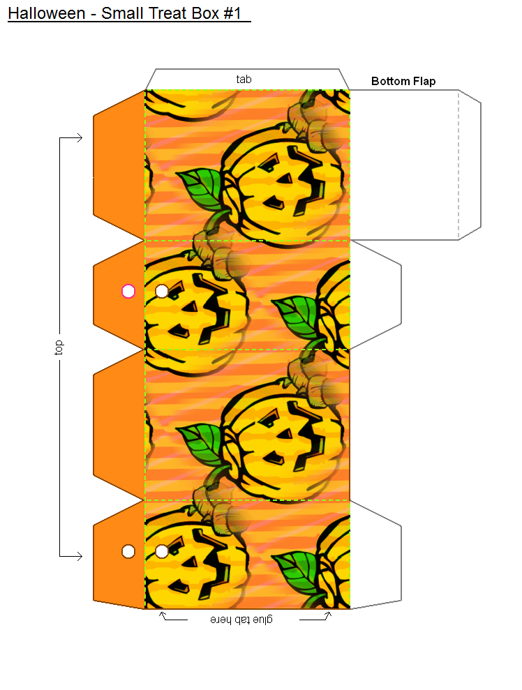 Free Printable Halloween Treat Boxes Small Cliparts Co