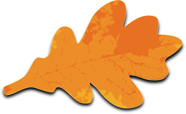 Orange Maple Leaf clip art - vector clip art online, royalty free ...