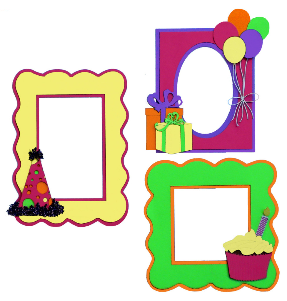Happy Birthday Picture Frame - ClipArt Best