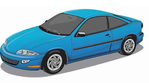 Free Blue Car Vector | Free Vector Graphics