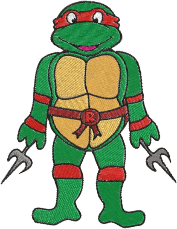 Ninja Turtles Machine Embroidery Design -- 0249 | Shoply
