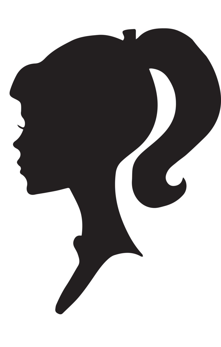 Female Silhouette Profile by snicklefritz-stock on deviantART