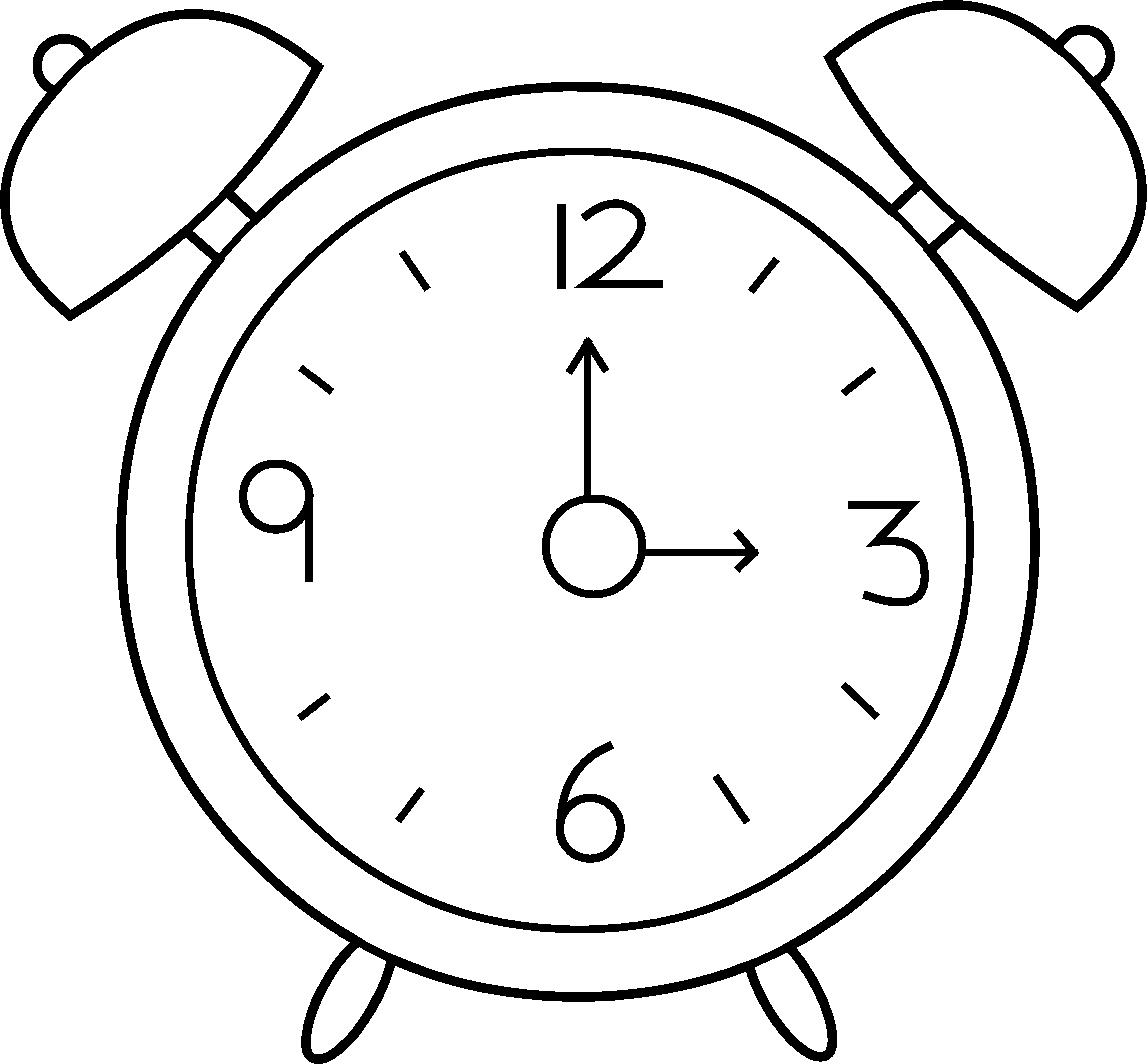 Images For > Cartoon Clock Clipart