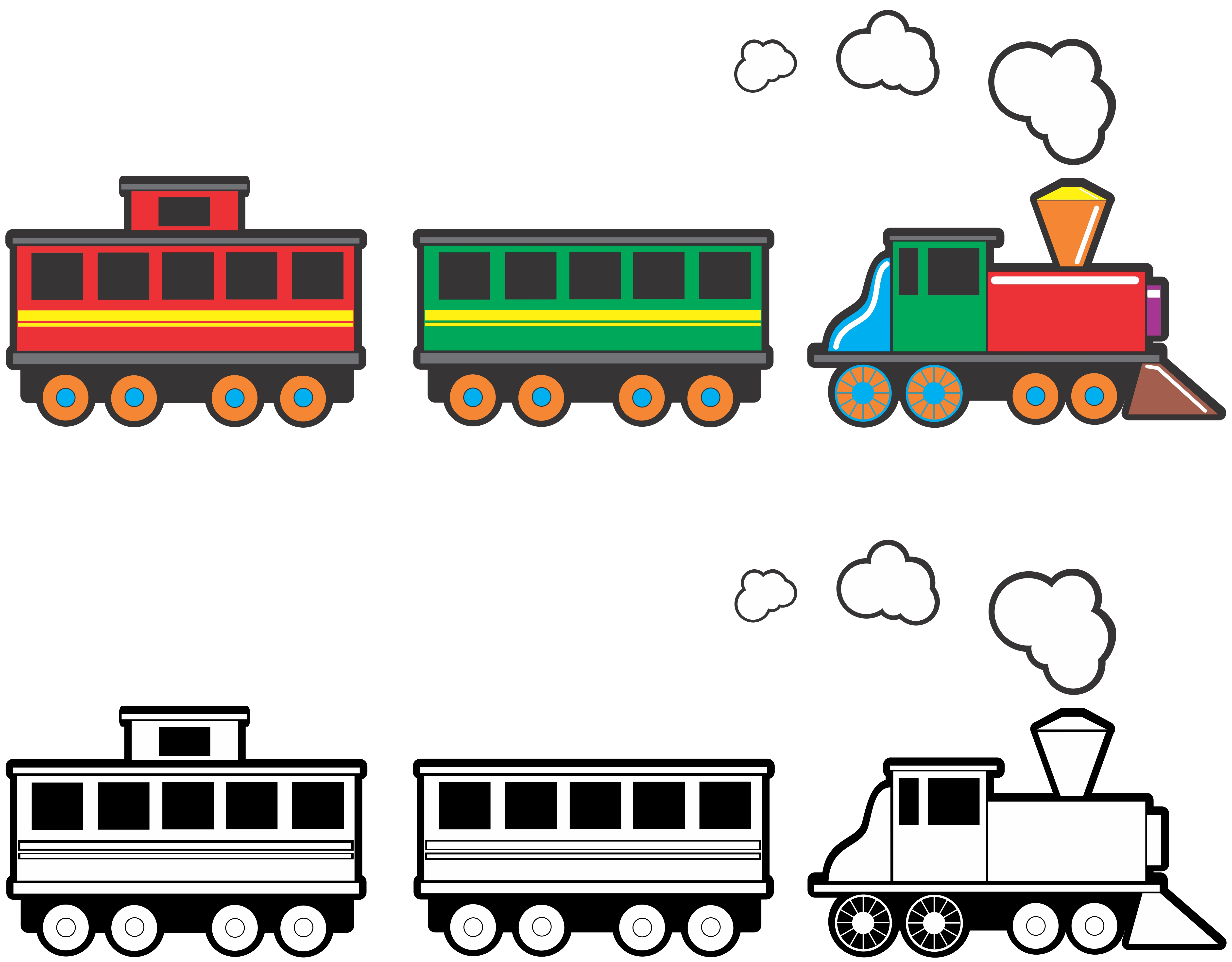 clipart on train - photo #15