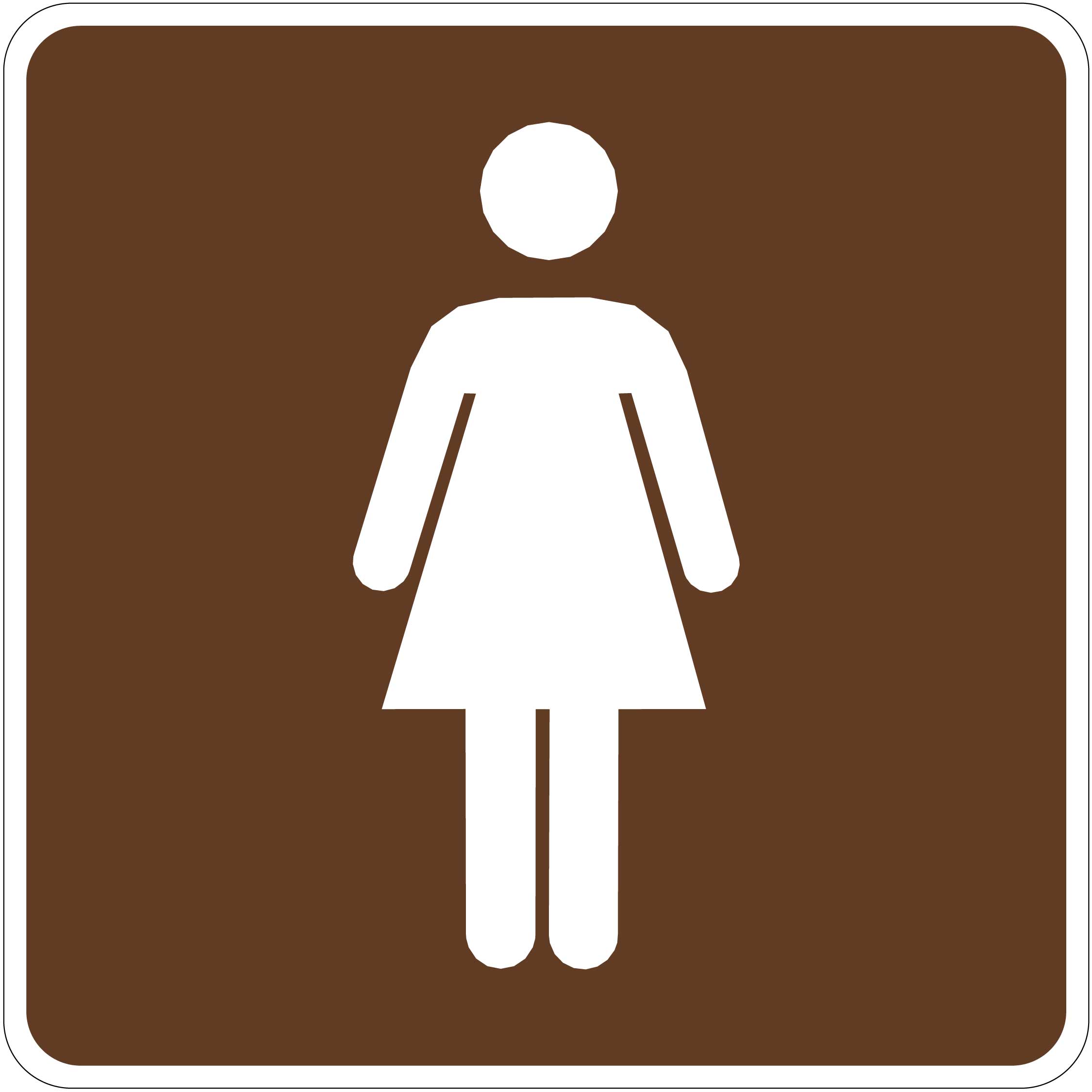Ladies Bathroom Sign - Cliparts.co