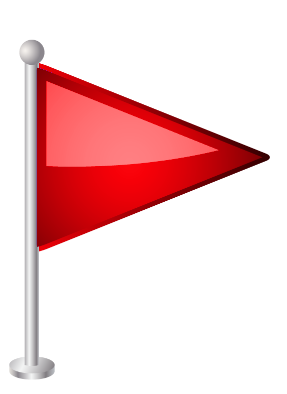 small red flag clipart - photo #22