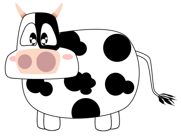 Cow Cartoon Clip Art | lol-rofl.com
