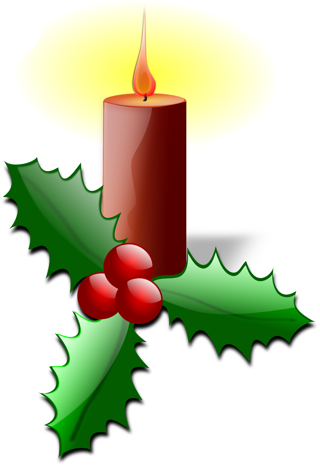 Xmas Stuff For > Christmas Holly Bells Clip Art
