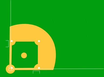 Baseball Diamond clip art - Download free Other vectors