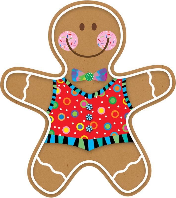 Gingerbread Man 6" Cut-Outs | CTP5889
