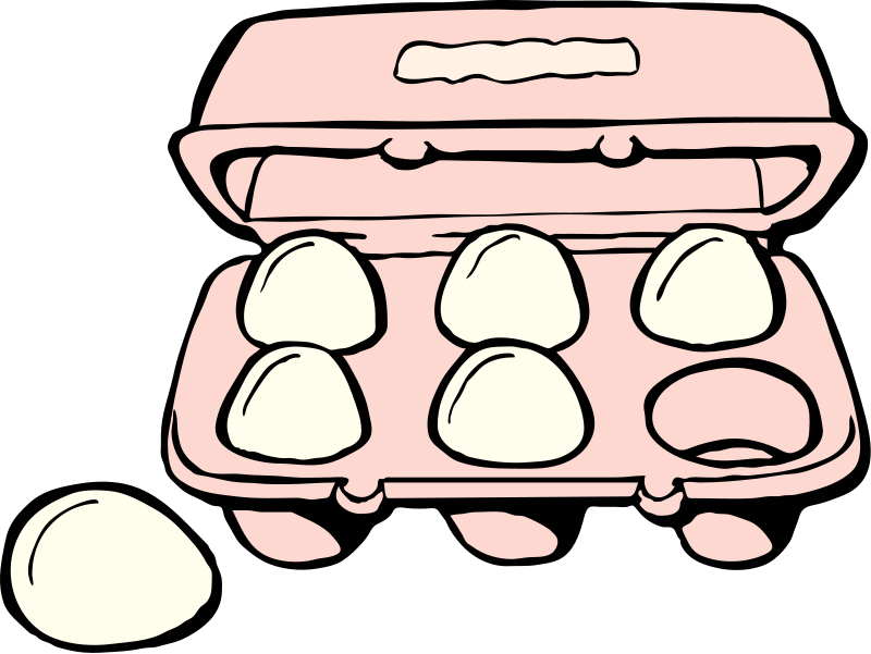 Egg Carton Clipart