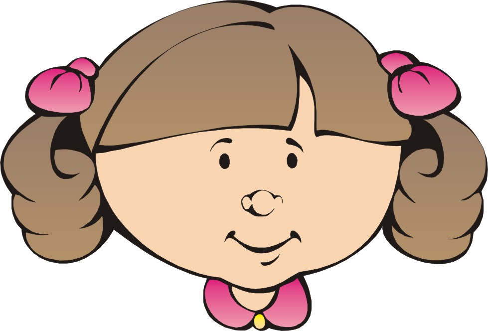 clipart little girl face - photo #13