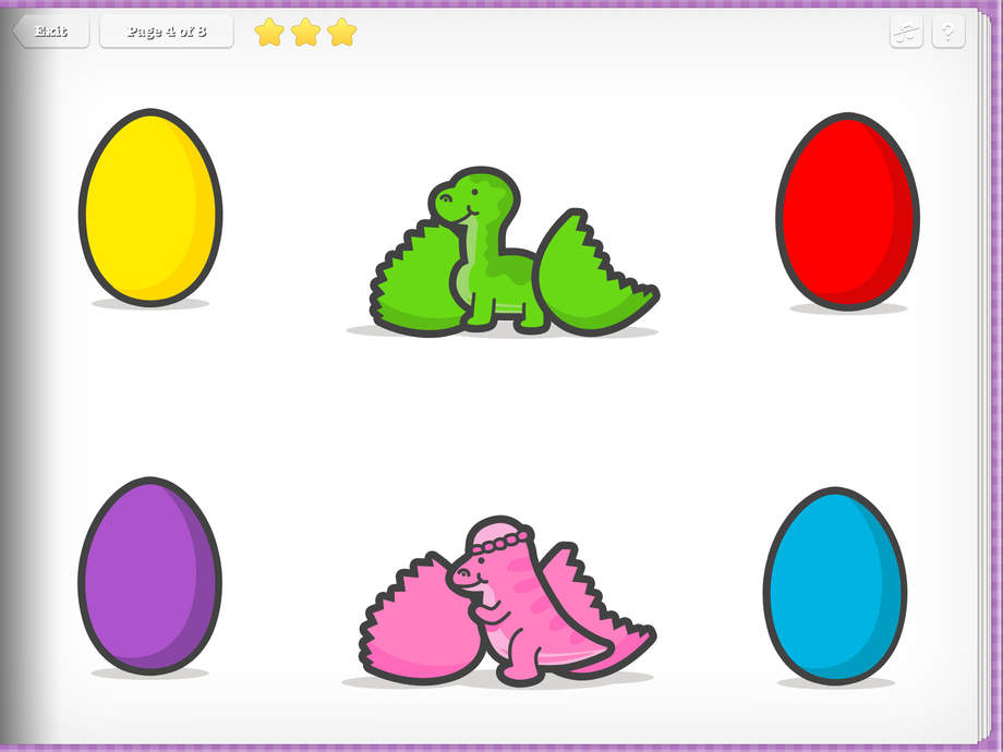 Baby Dino - Explore colors with cute baby dinosaurs - iOS Store ...