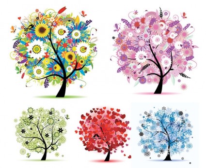 Spring tree Free vector for free download (about 148 files).