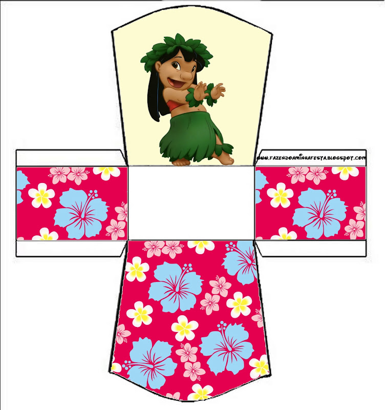 Lilo and Stitch: Free Printable Party Boxes. | Oh My Fiesta! in ...