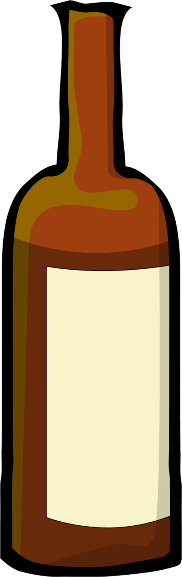 Wine Bottle - vector Clip Art