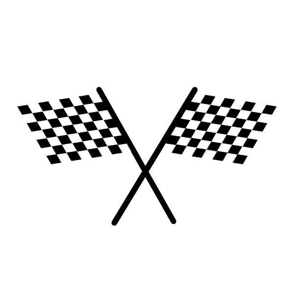 Chequered Flag clip art - vector clip art online, royalty free ...
