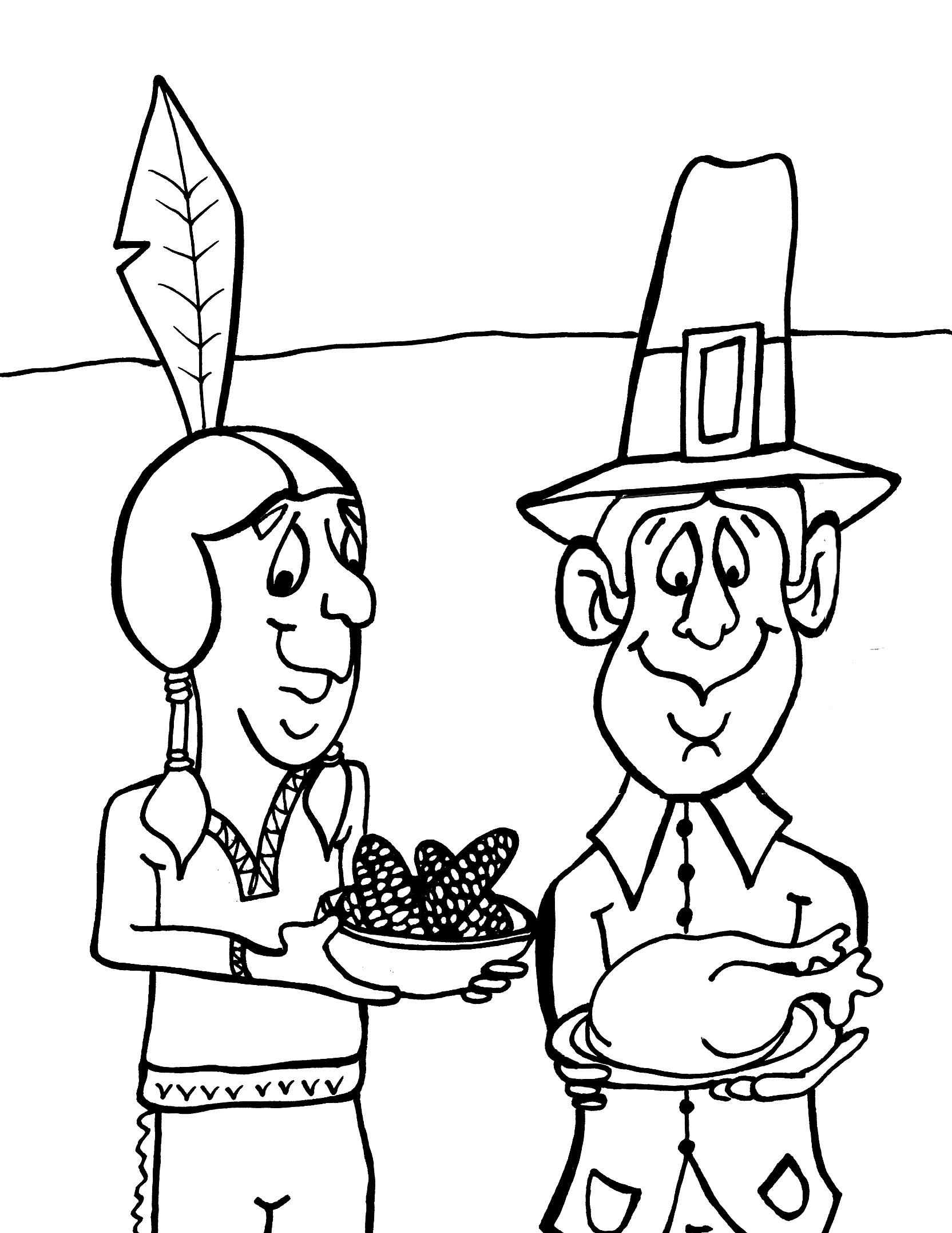 pilgrim coloring pages | Coloring Picture HD For Kids | Fransus ...