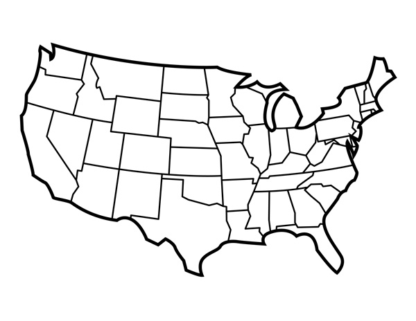 clip art usa map free - photo #34