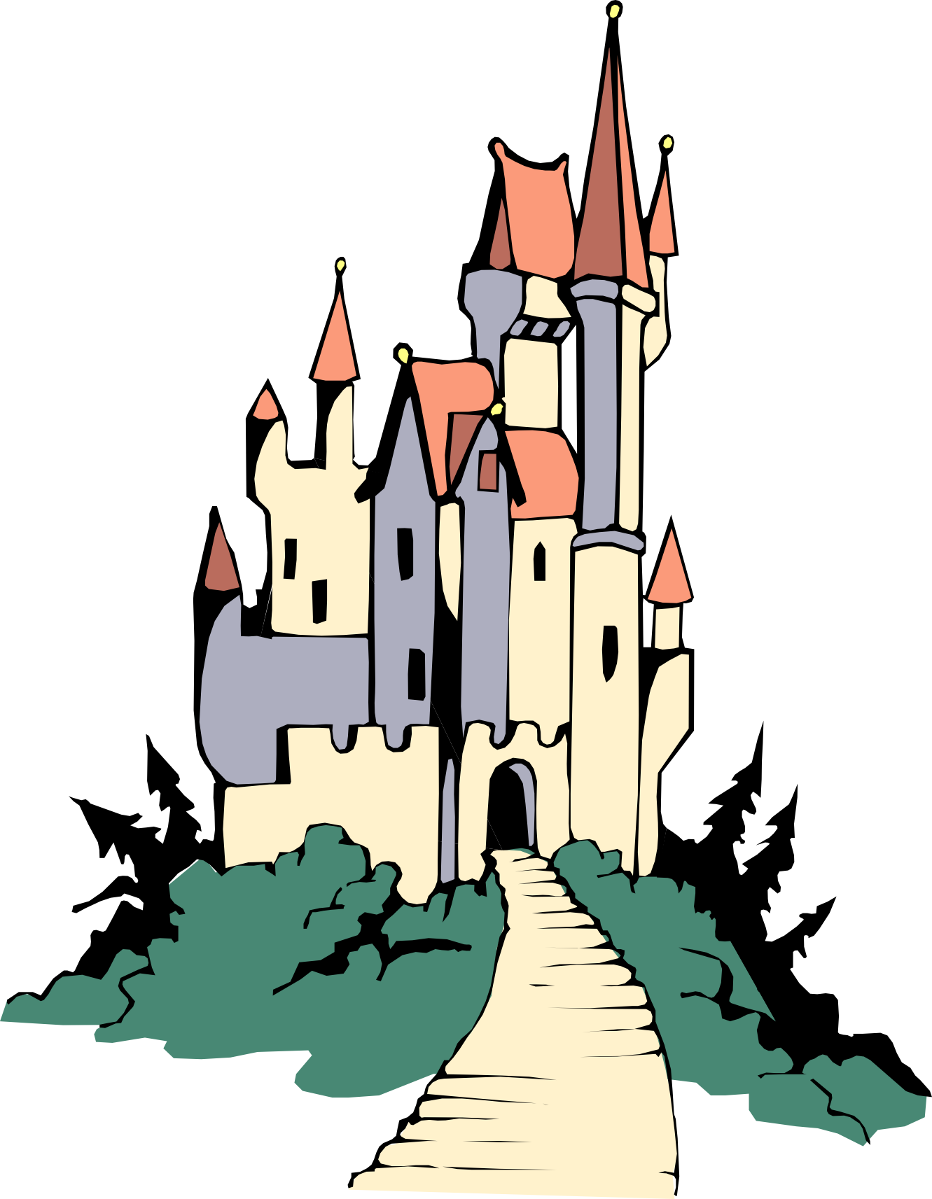 Disneyland Castle Clipart | Clipart Panda - Free Clipart Images