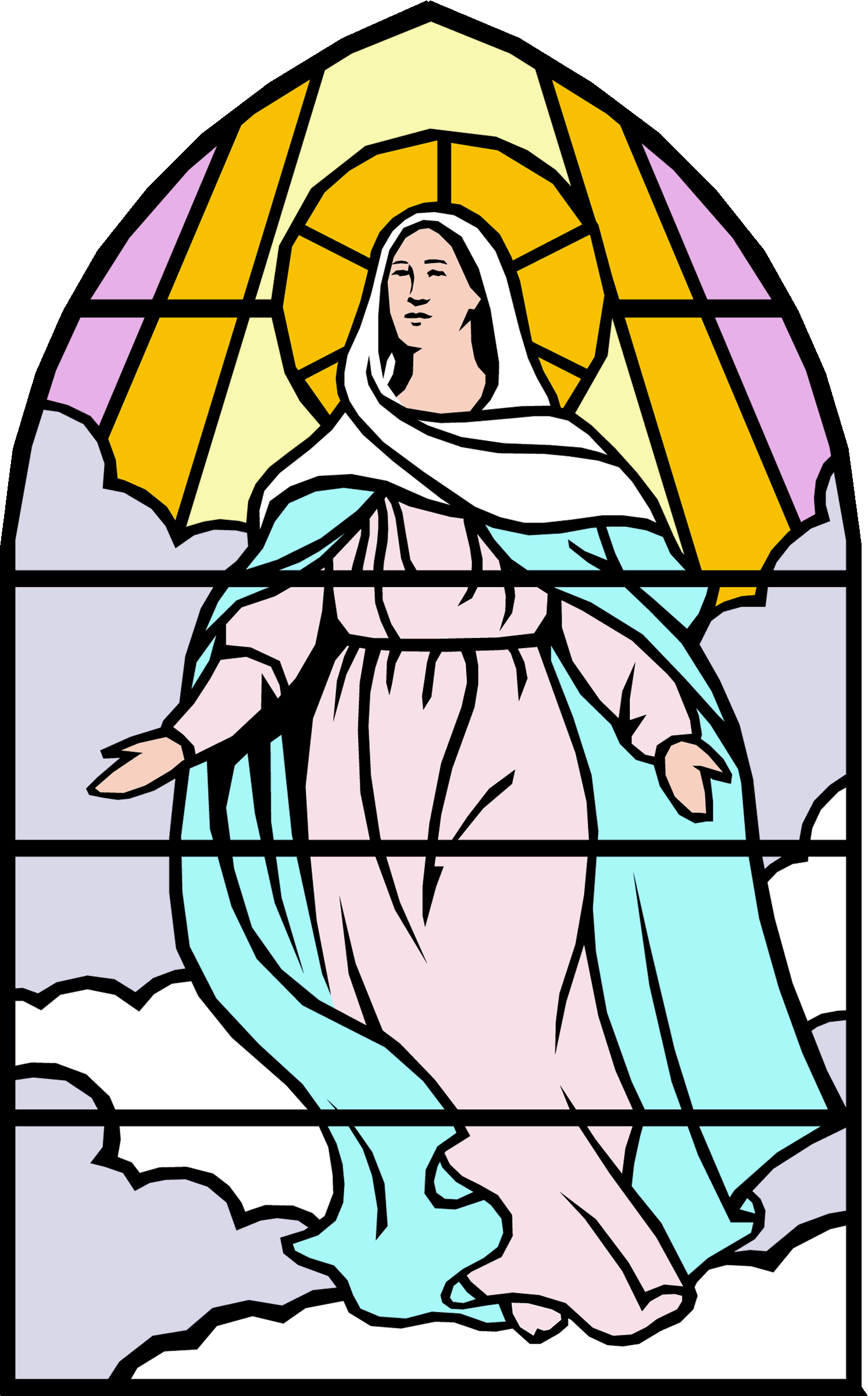 stained glass window clipart free - photo #30