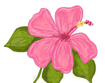 Popular items for hibiscus clip art on Etsy