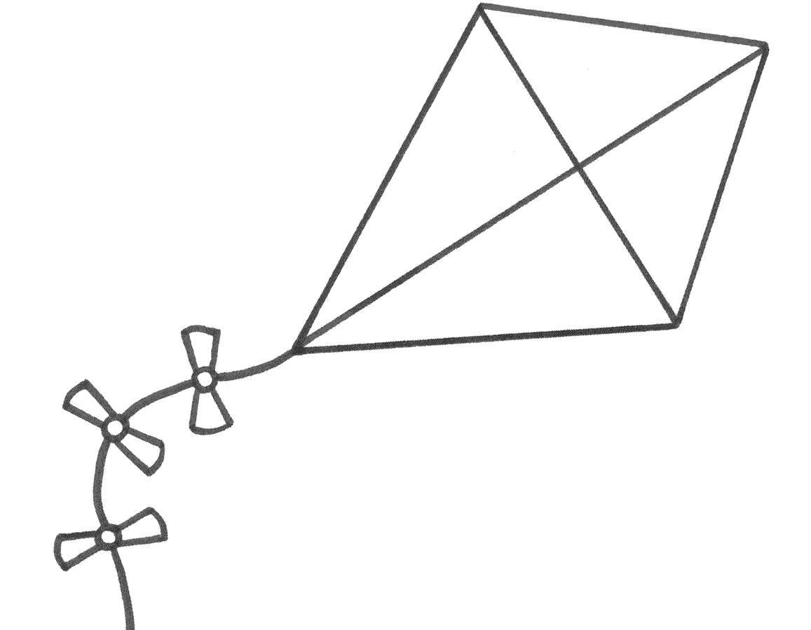 Kite Template For Kids - ClipArt Best