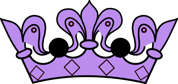 Purple Crown clip art - vector clip art online, royalty free ...