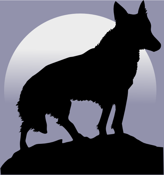 Wolf 13 clip art - vector clip art online, royalty free & public ...