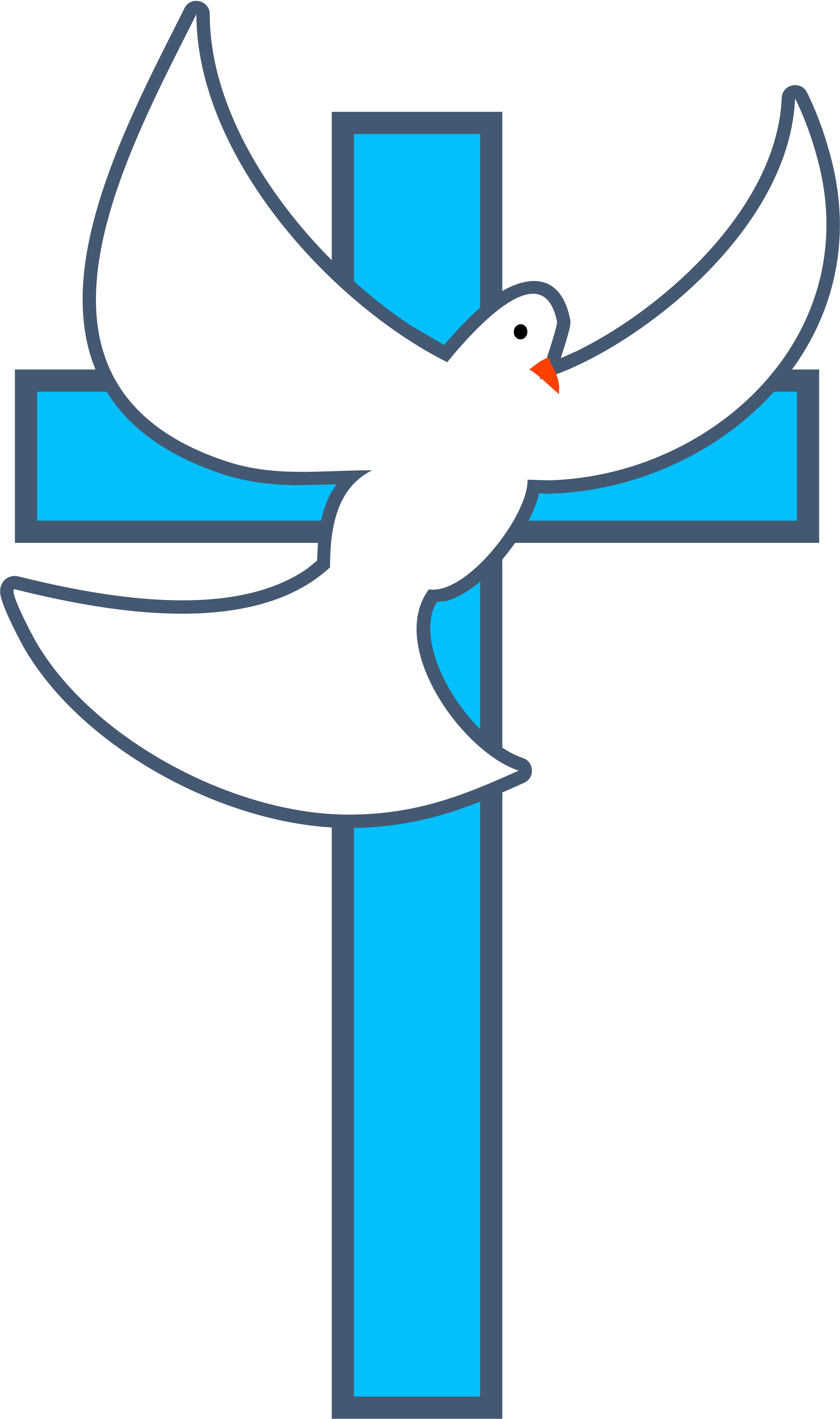 Cross Dove image - vector clip art online, royalty free & public ...