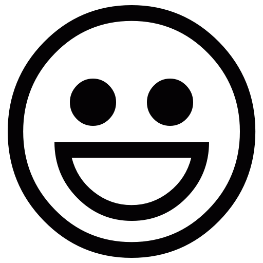 free happy face clipart black and white - photo #13