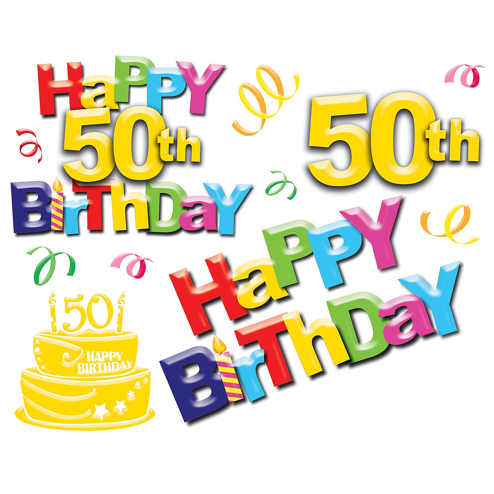 Happy 50th Birthday Clip Art Cliparts co