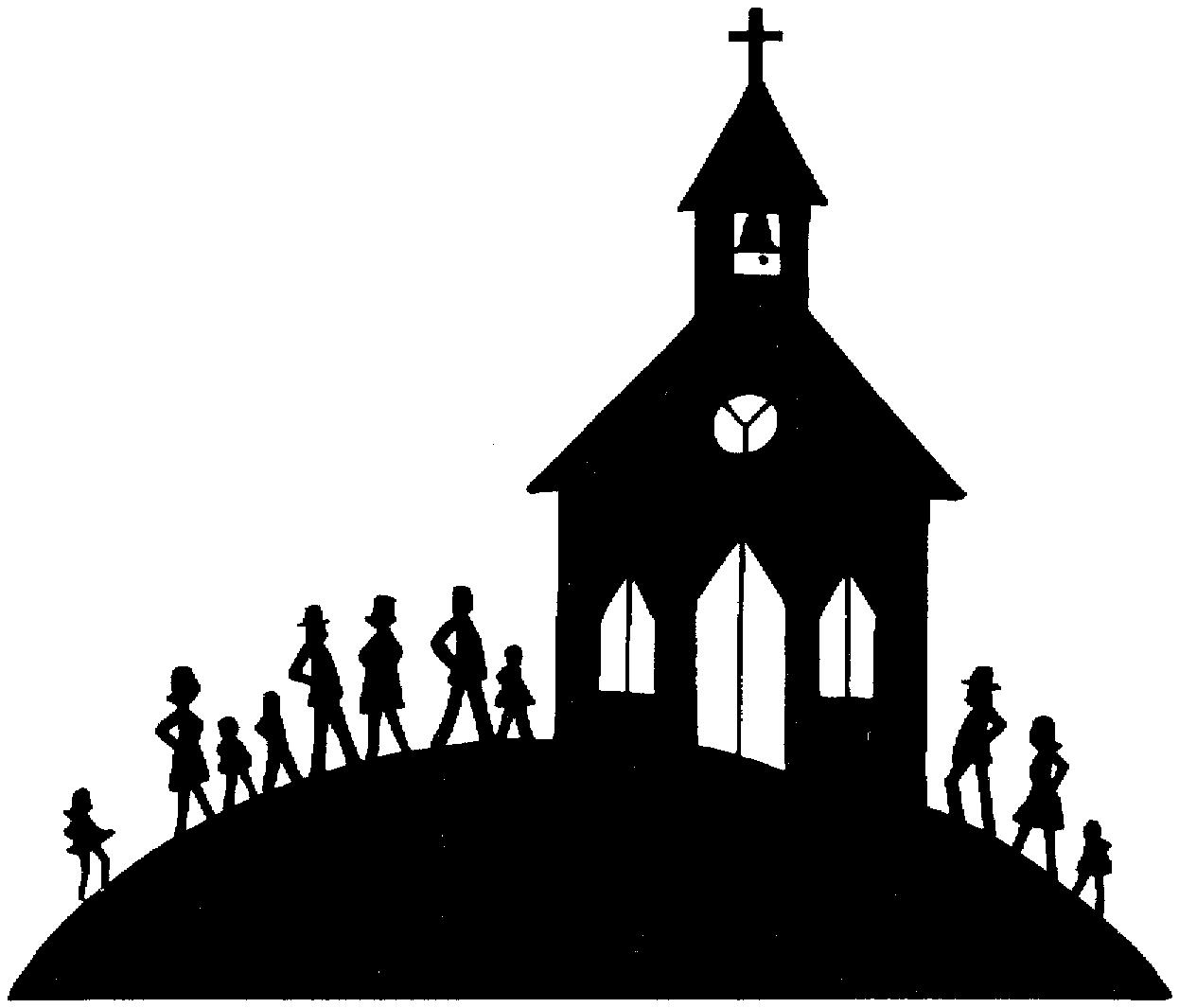 Images For > Chapel Clipart Black And White