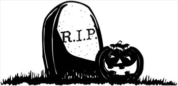 Free gravestone-with-pumpkin Clipart - Free Clipart Graphics ...