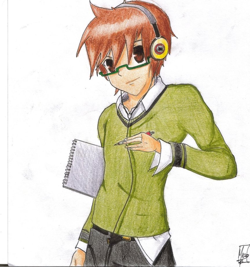 Anime Boy With Headphones Images & Pictures - Becuo