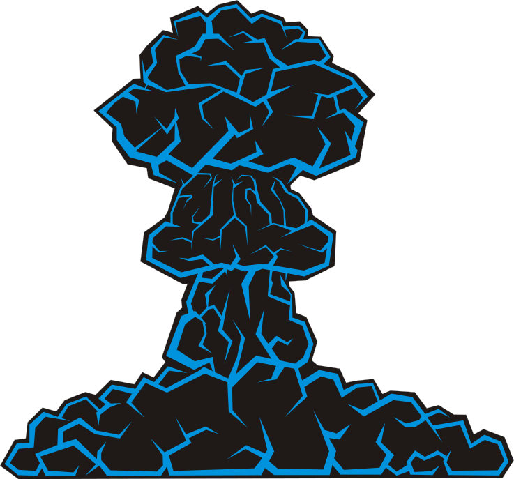 Mushroom Cloud Nuclear Explosion Clip Art Download